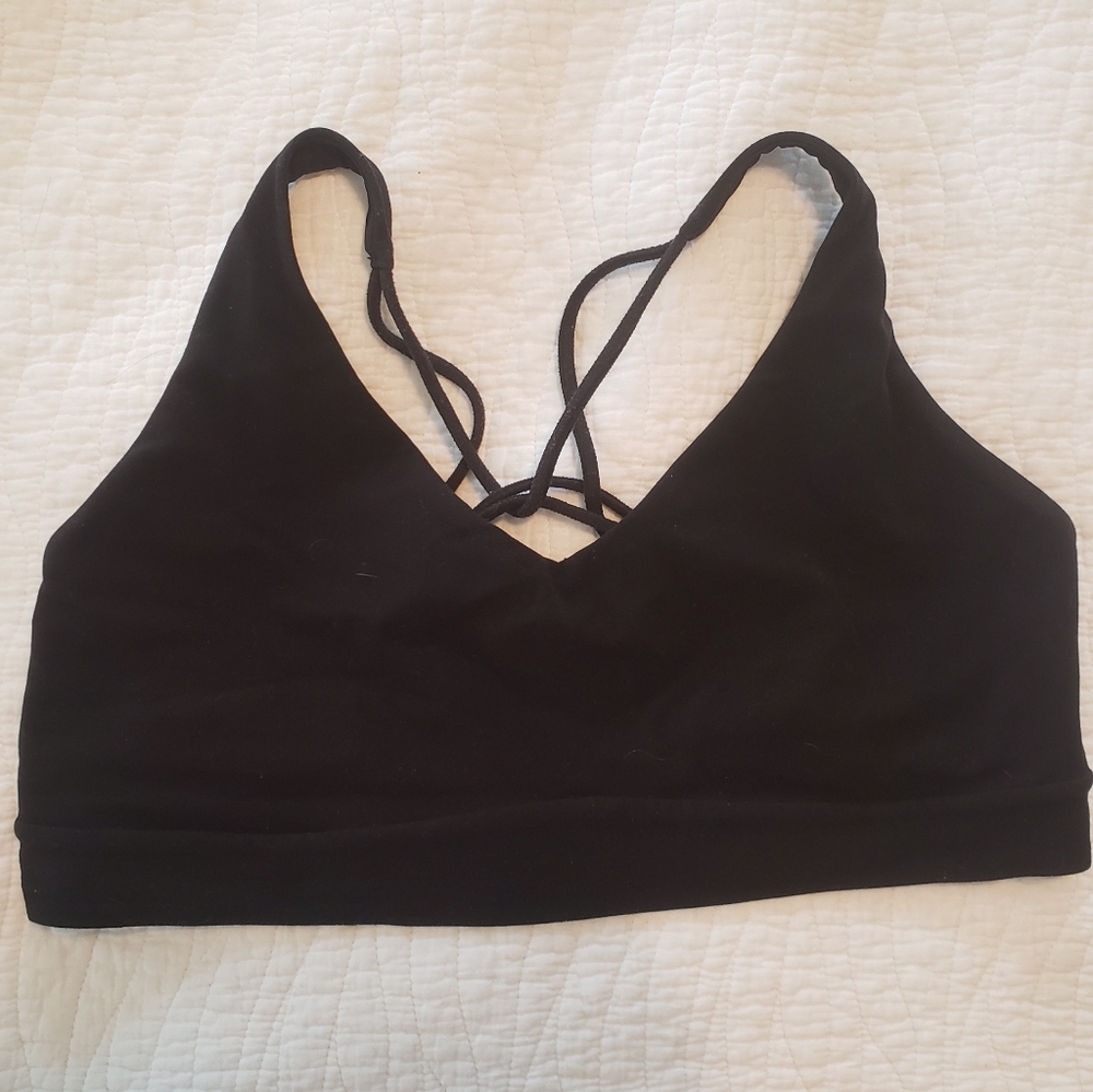Athleta XL Black Sports Bra